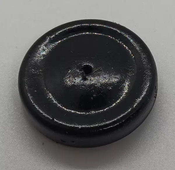 1-5/16" Tin black toy wheels