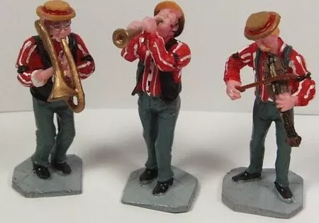 3 Musicians 2-5/8 in. train figures :
