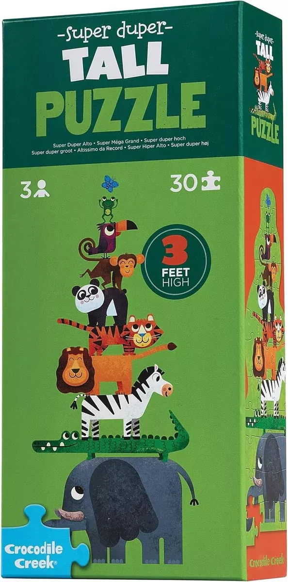 30 Pc Super Duper Tall Puzzle - Jungle