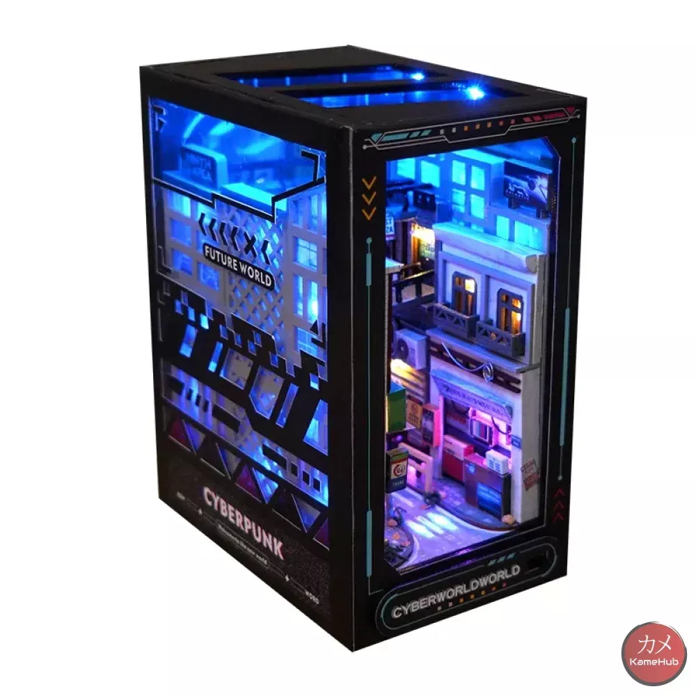 3D DIY Shelf Puzzle - Cybercity and Seacity Miniature Landscapes