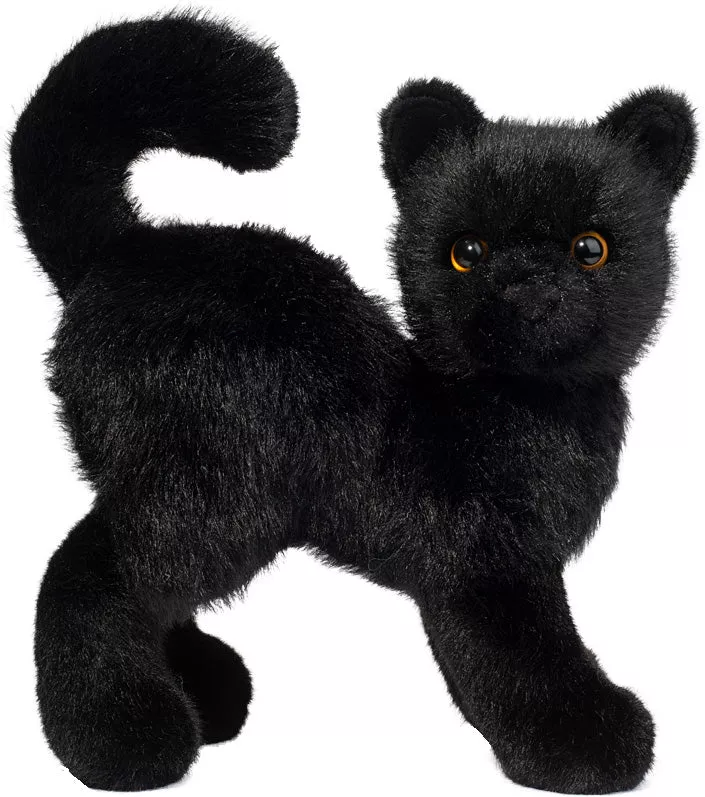 7.5" Scaredy Black Cat