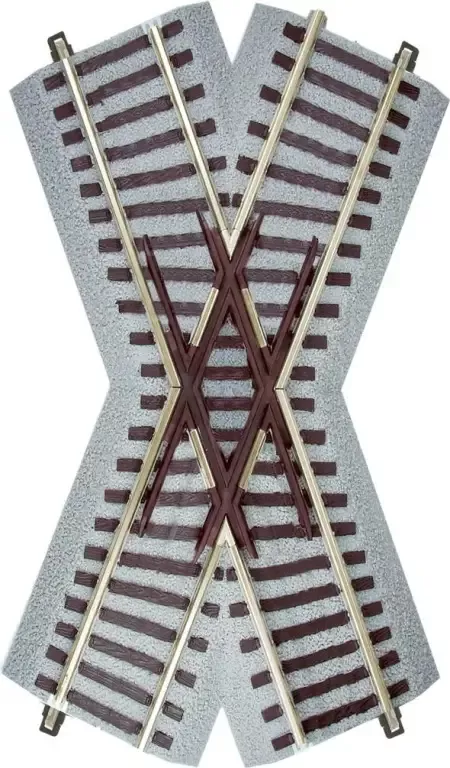 American Flyer 49863 S FasTrack 45-Degree Crossover