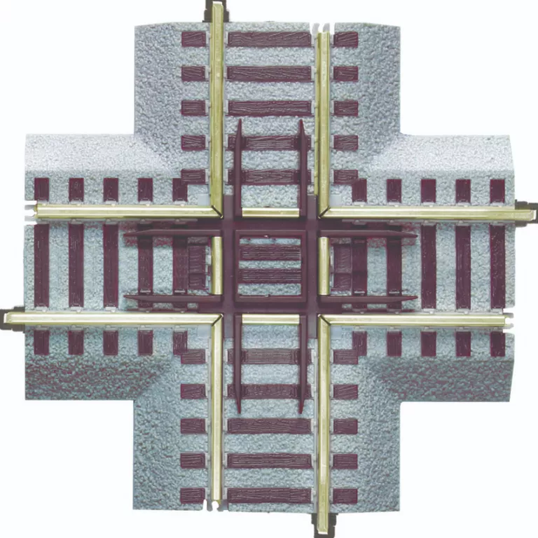 American Flyer 49864 S FasTrack 90-Degree Crossover