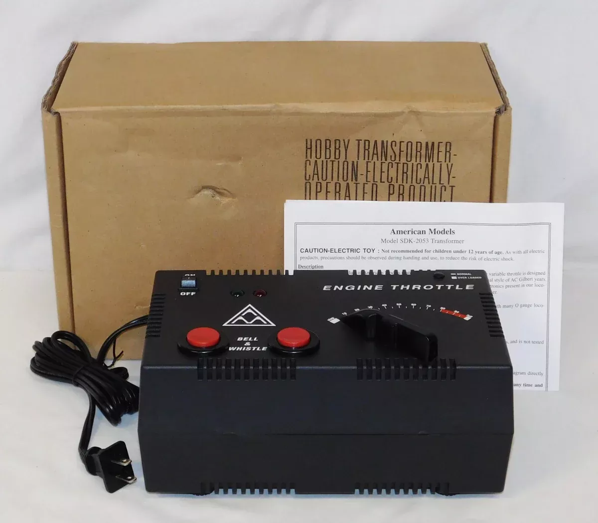 American Models SDK-2053 Engine Throttle Control DC transformer 75w Bell/whistle