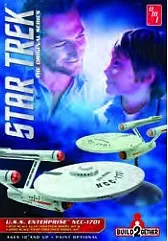 AMT-9131/650 & 1/1000 Star Trek USS Enterprise NCC1701 (1 Snap & 1 Glue Kit)