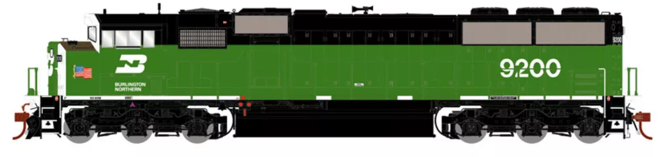 Athearn Genesis ATHGHO Scale - SD60M DCC/Sound #9222