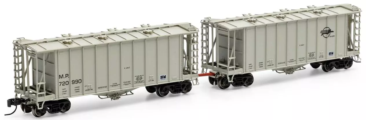 Athearn GN23380 N GATC 2600 Airslide Hopper Missouri Pacific #720990
