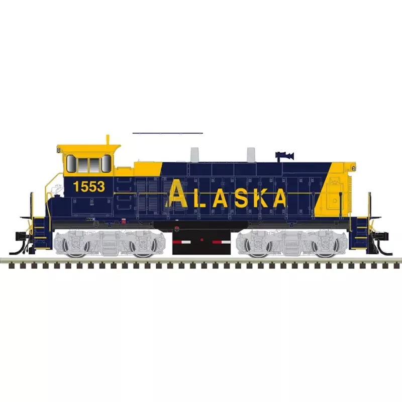 Atlas 10004843 HO MASTER SILVER MP15DC ALASKA #1554 DCC Ready
