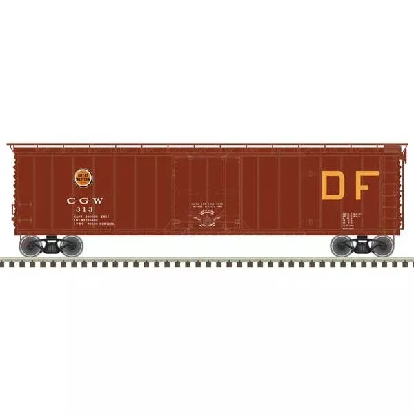 Atlas, 20007021, HO Scale, 50' Plug-Door Boxcar Master, Chicago Great Western, #313