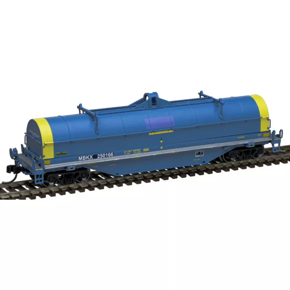 Atlas, 50006773, N Scale, 42' Coil Steel Car with Fishbelly Side Sill, Mitsui Rail Capital, MBKX, #250166
