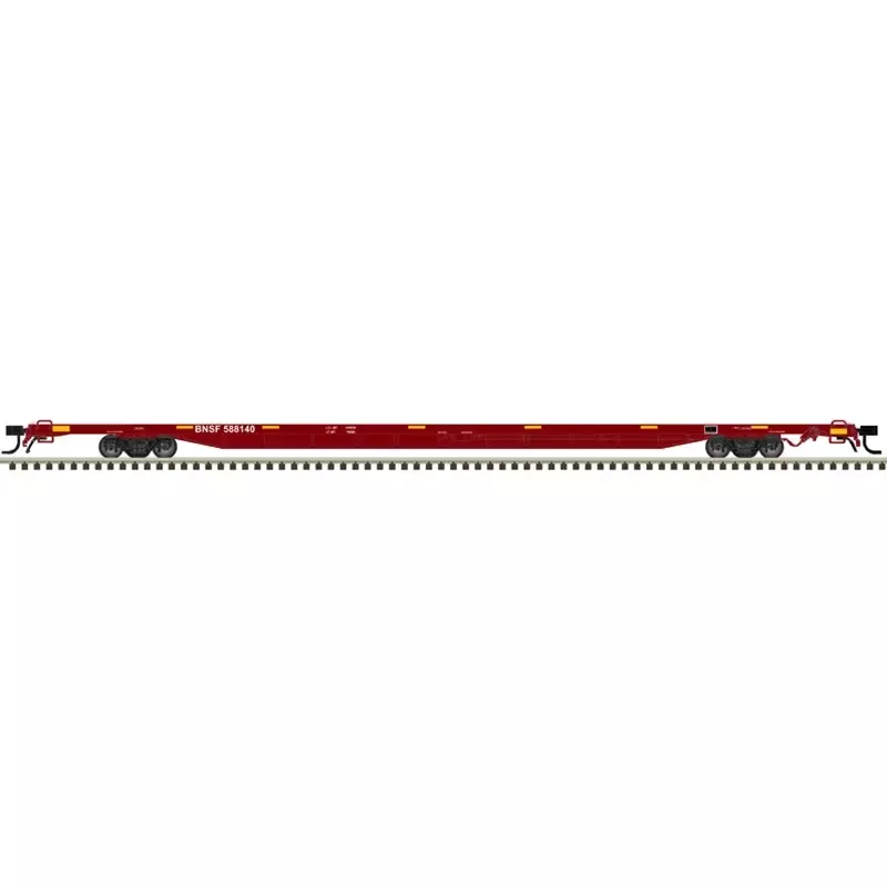 Atlas 50007231 N MASTER 89'4" FLAT CAR BNSF #588036
