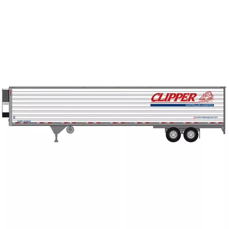 Atlas 50007369 N MASTER 53' MODERN REEFER TRAILER CLIPPER #553557