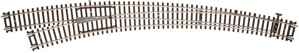 Atlas HO 595 Code 83 Customline Curved Turnout, Left