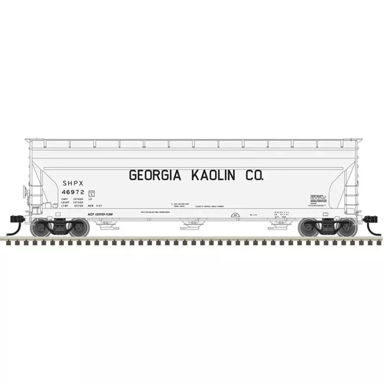 Atlas Master Line HO 20006937 4650 Centerflow Hopper, Georgia Kaolin #46969