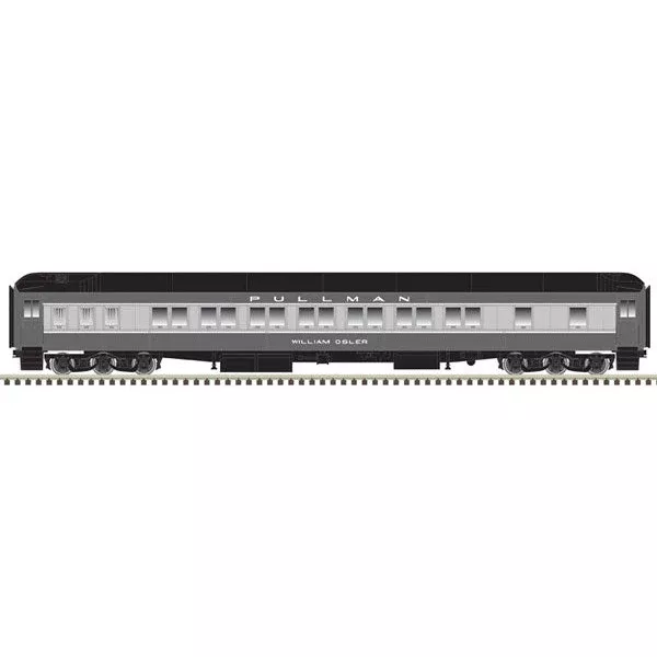 Atlas Master Line, HO Scale, 20005892, 10-1-2 Pullman Sleeper, George Waring (Pool Scheme, Two-Tone Gray)