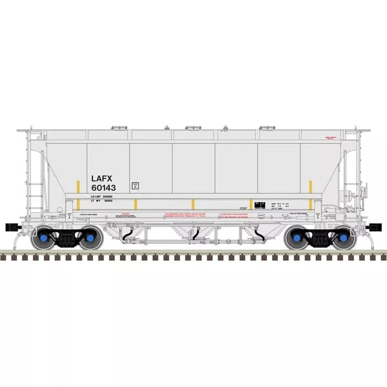 Atlas Master Line Plus, HO Scale, 20006848, Trinity 3230 Covered Hopper, LaFarge North America, LAFX, #60170
