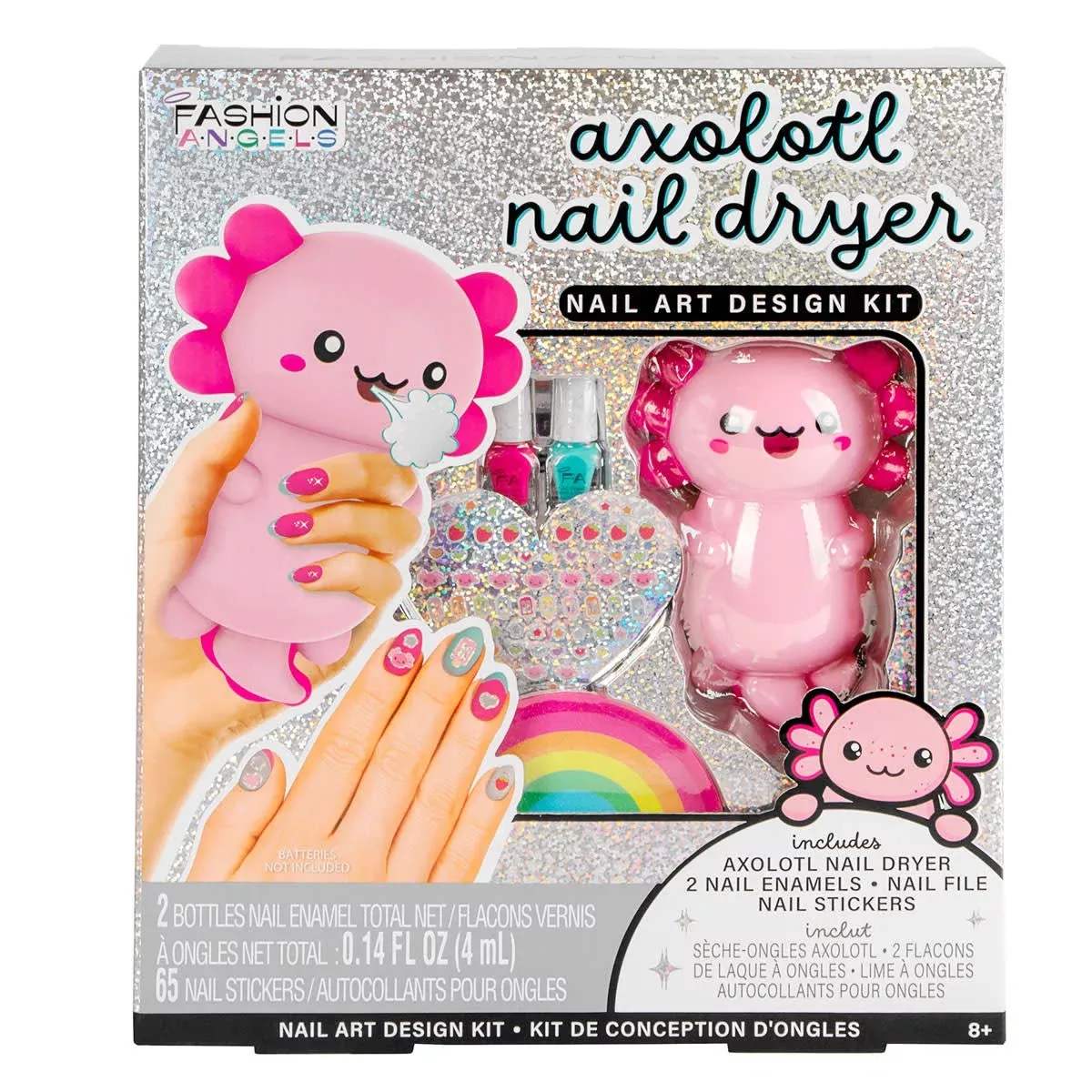 Axolotl Nail Dryer Nail Design Kit