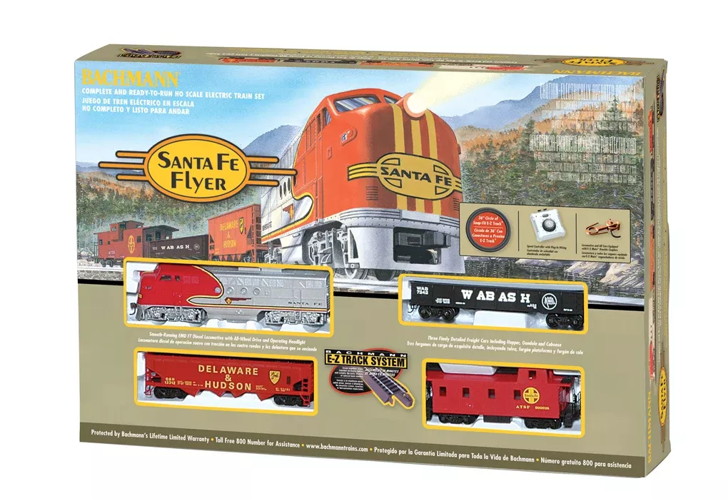 Bachmann 00647 SANTA FE FLYER Train Set Limited HO SCALE NEW
