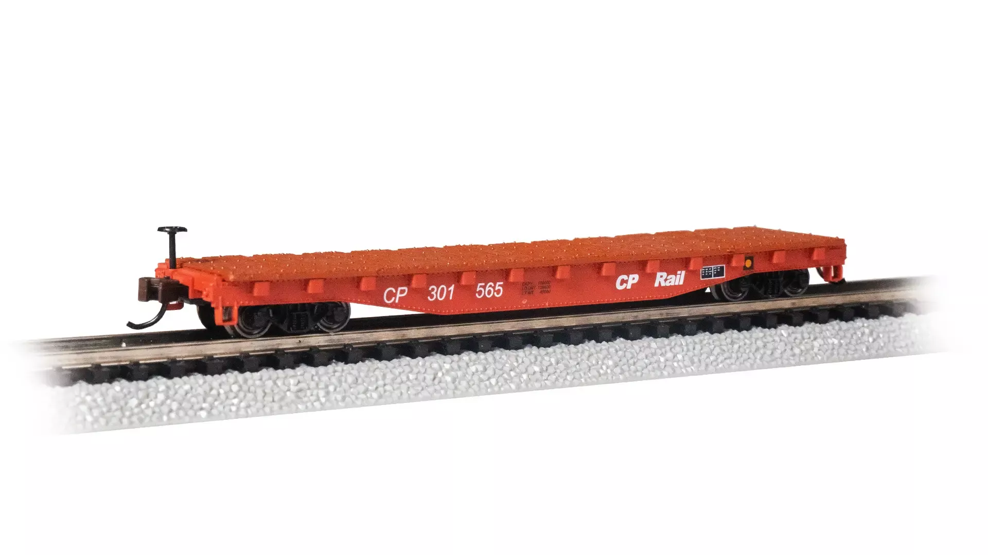 Bachmann 17355N 52' FLAT CAR - CP RAIL #301565