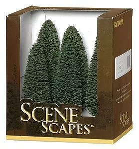 Bachmann 32005 HO Scale SceneScapes Cedar Trees 5 to 6" (12.7 to 15.2c