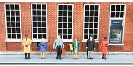 Bachmann 33120 HO Scale SceneScapes Figures Standing Office Workers