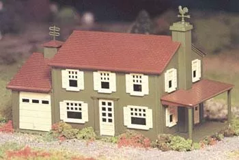 Bachmann 45622 O Scale Plasticville USA Two-Story House