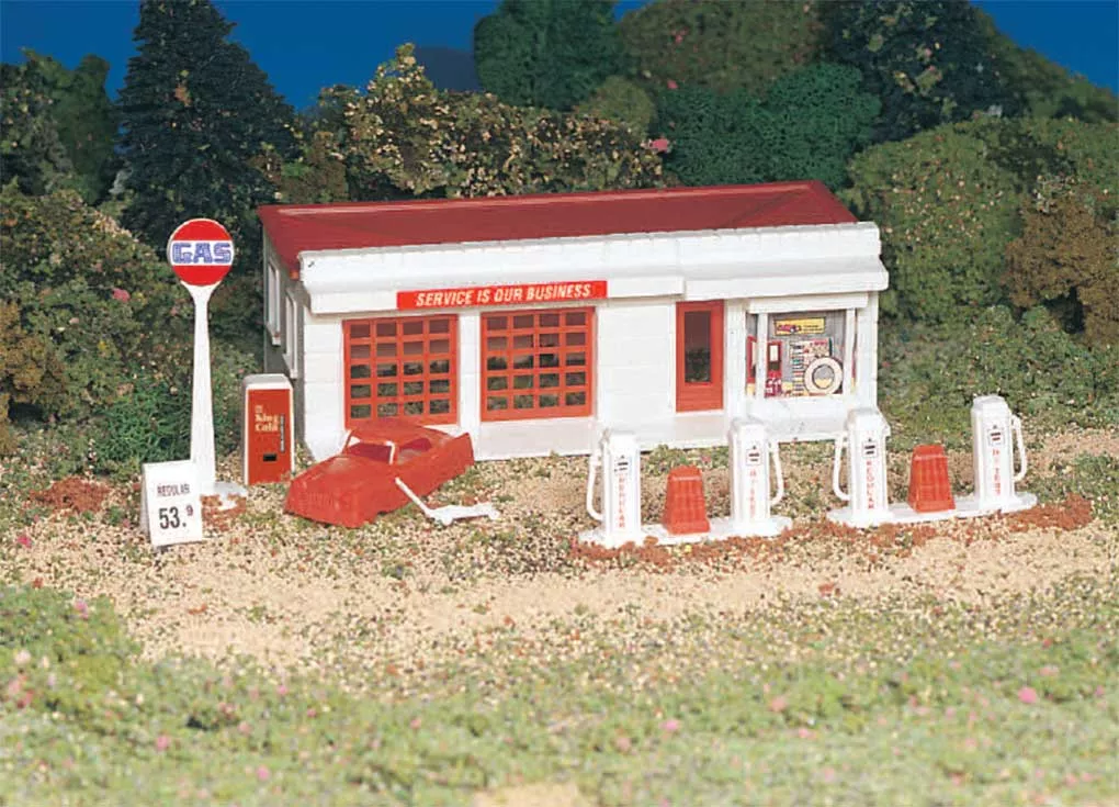Bachmann HO 45174 Gas Station Snap Kit