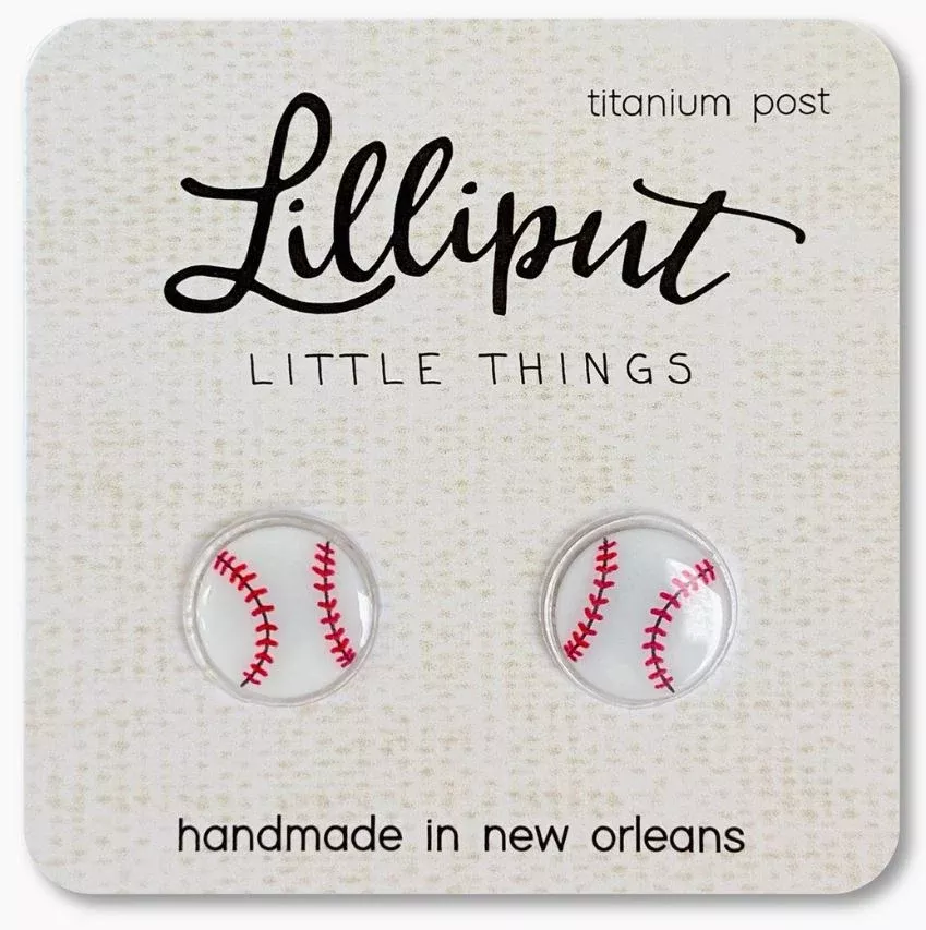 Baseball Earrings