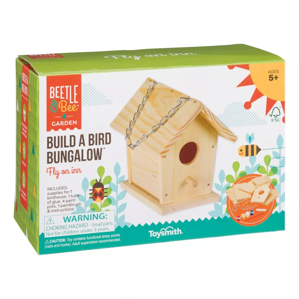 Beetle & Bee Garden Build A Bird Bungalow