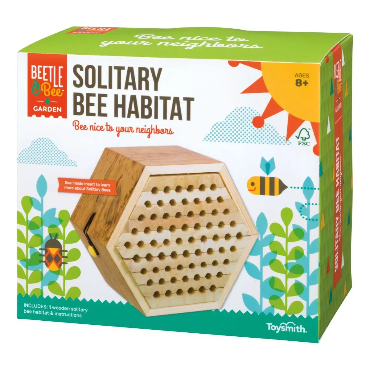 Beetle & Bee Garden Solitary Bee Habitat
