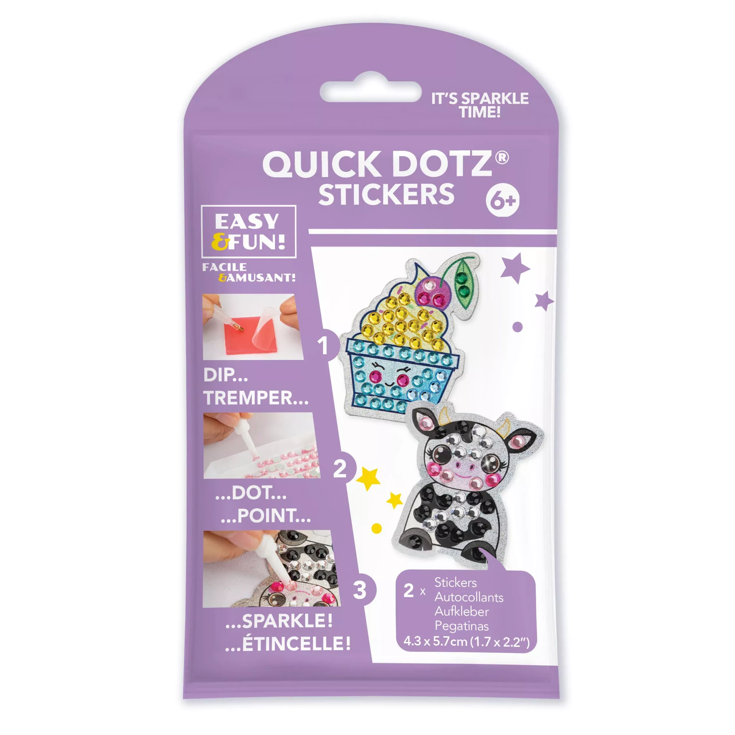 BIG DOTZStickers Pack 3 - Dairy Cream