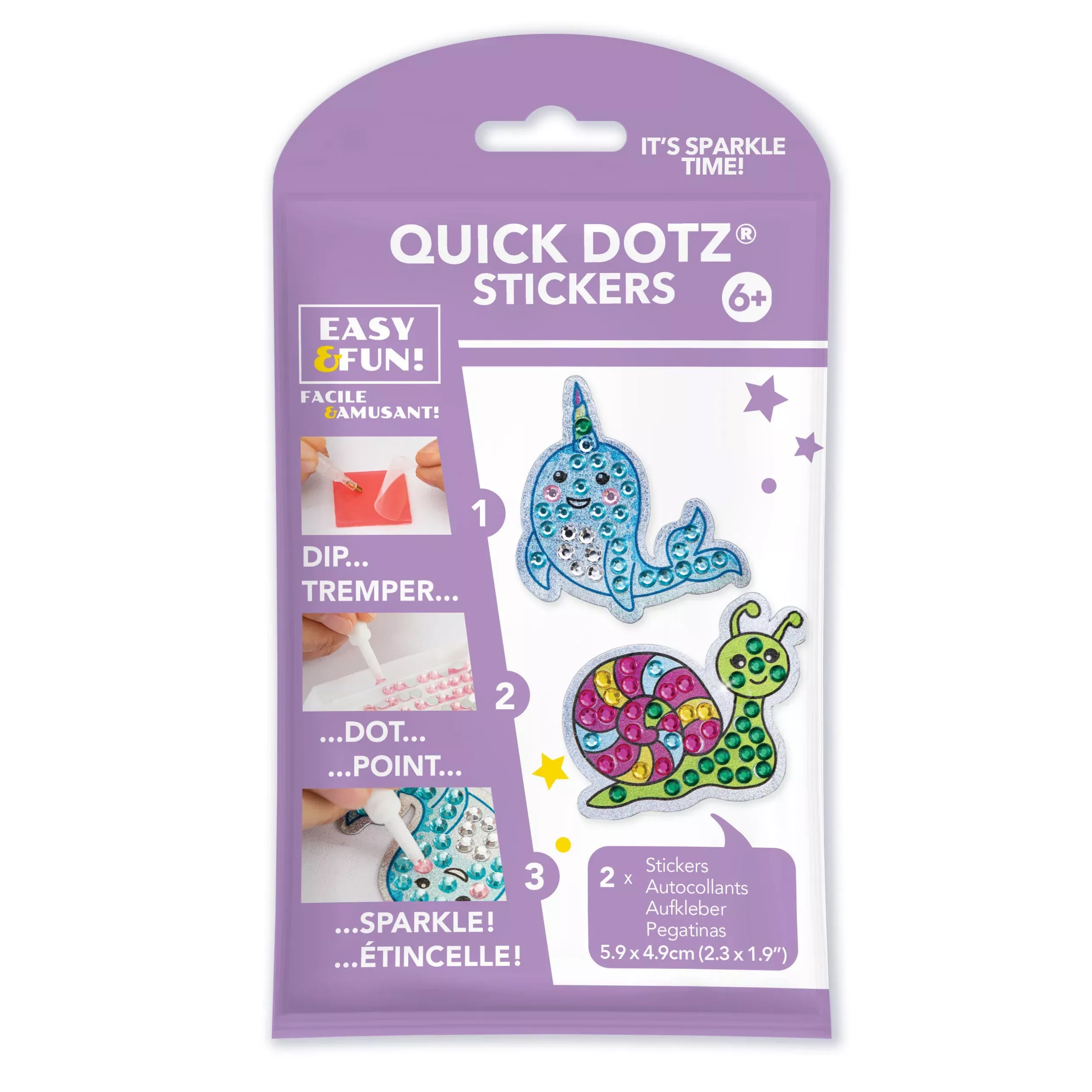 BIG DOTZStickers Pack 5 - Slip & Swim