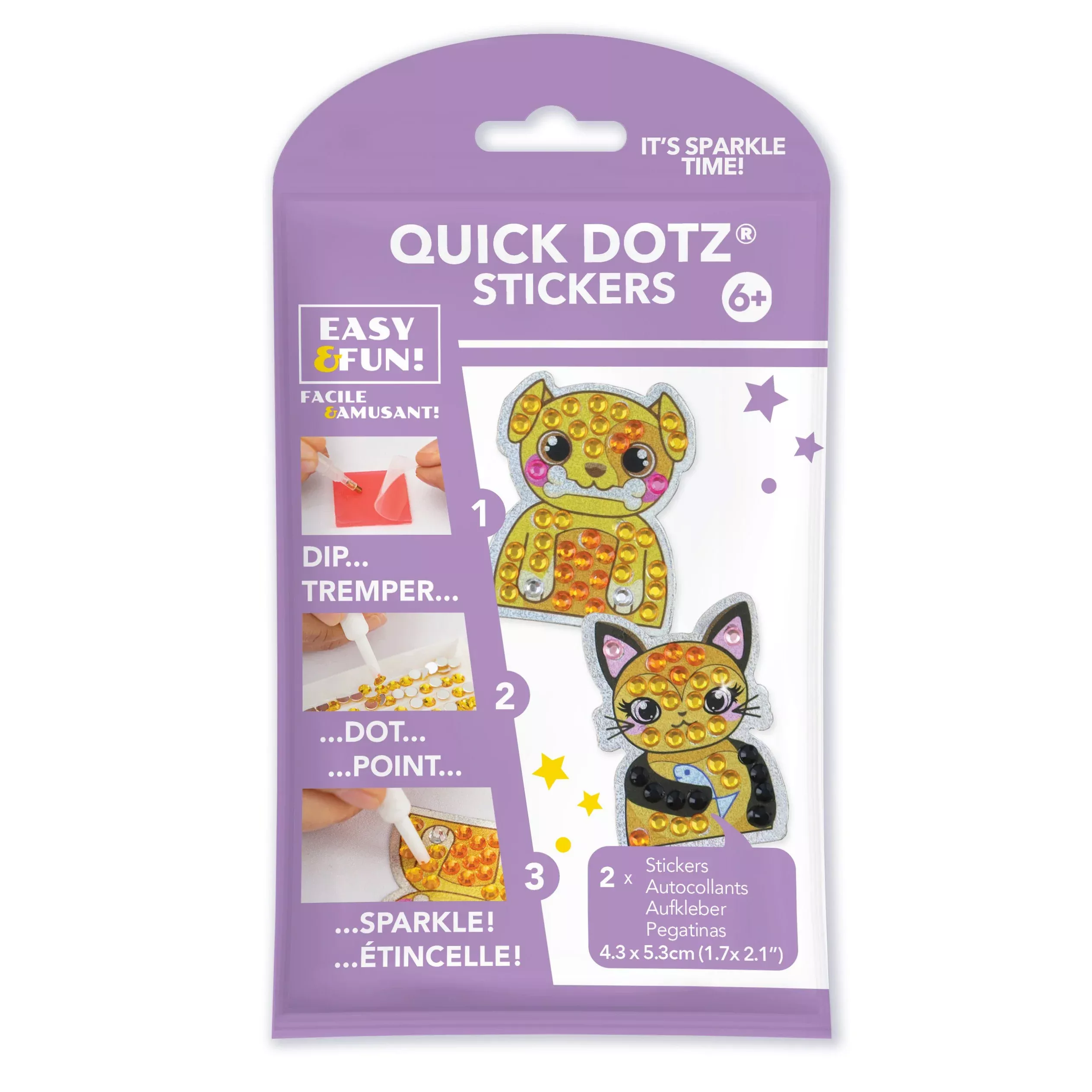 BIG DOTZStickers Pack 9 - Dog & Cat