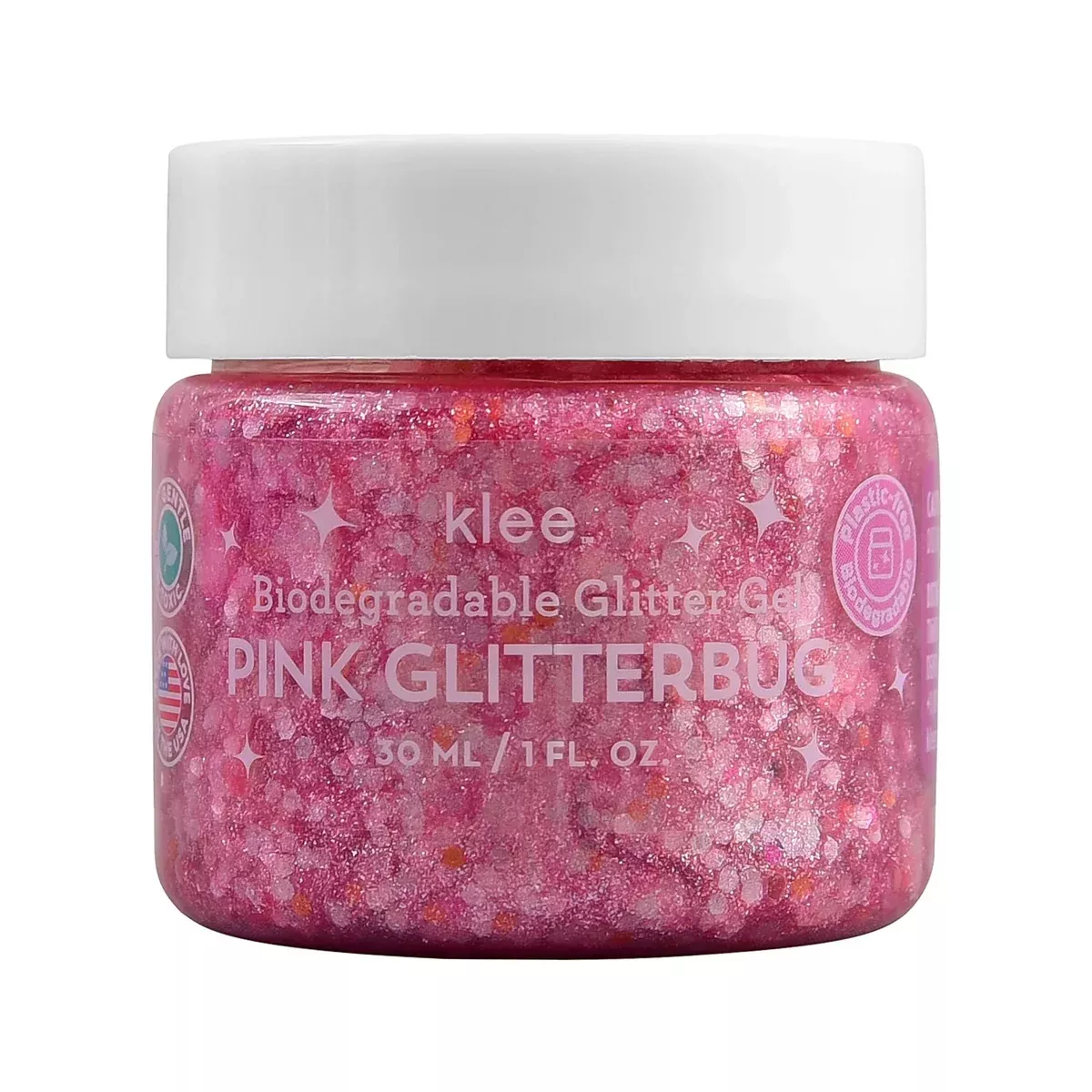 Biodegradable Glitter Gel - Pink Glitterbug