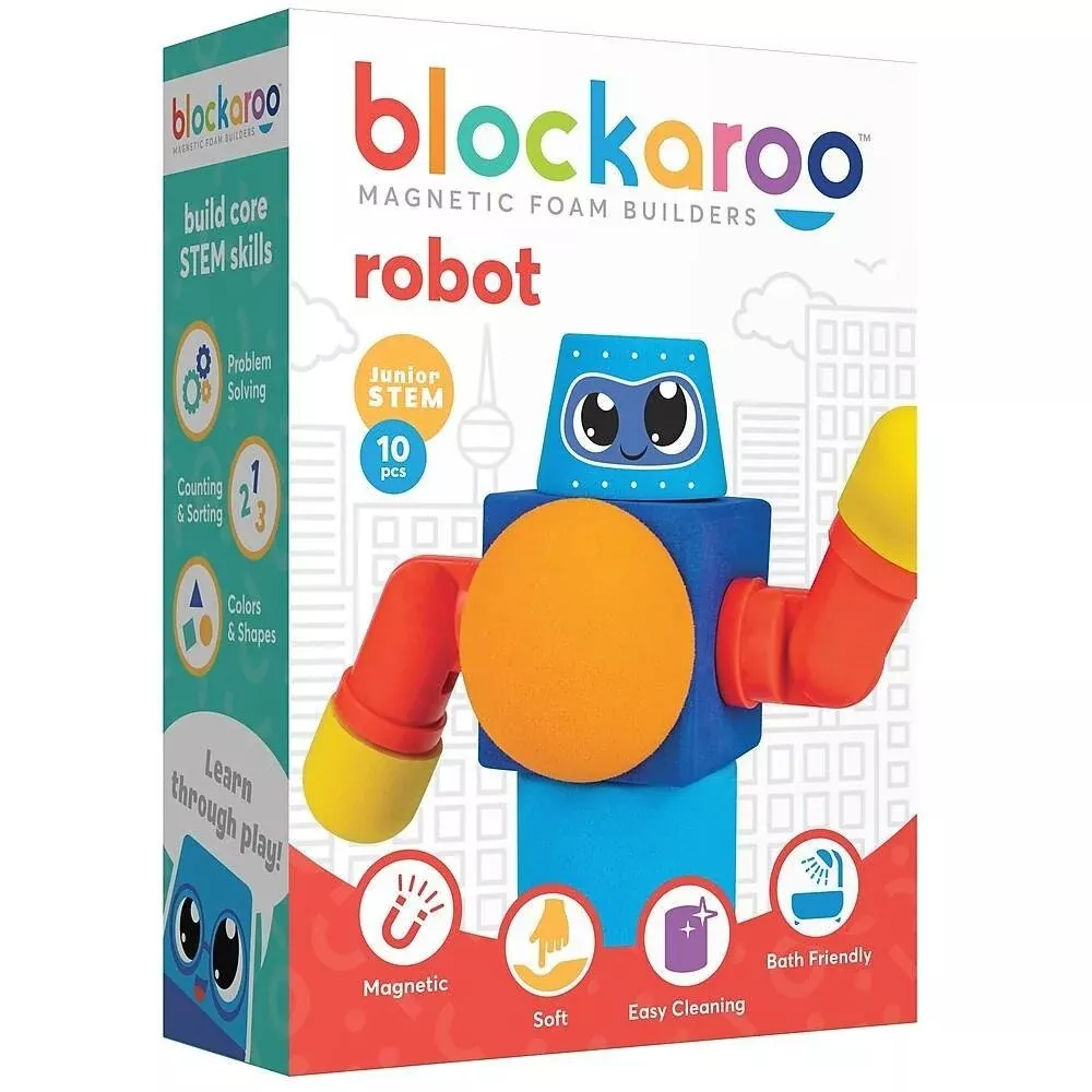 Blockaroo Robot Magnetic Foam Blocks