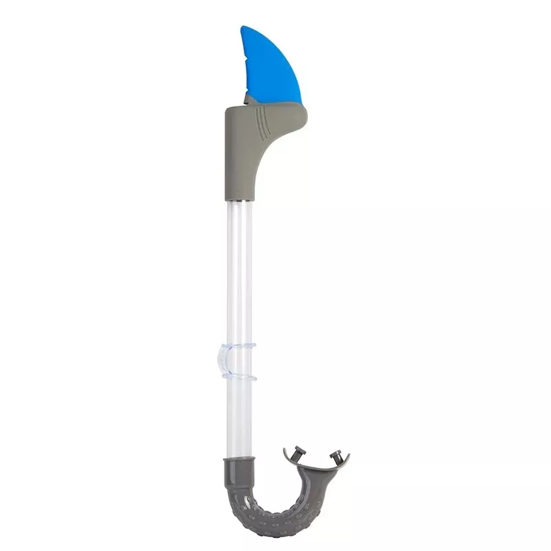 Blue/Grey Shark Fin Snorkel