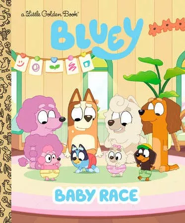 Bluey Baby Race Little Golden Book