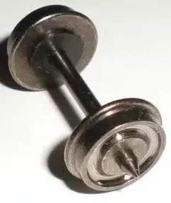 Bowser 40199HO Metal wheels w/ needlepoint axles. Non Magnetic. RP25 flanges 36” 20pcs