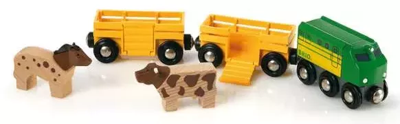 BRIO 33404 Wood Farm Train Set