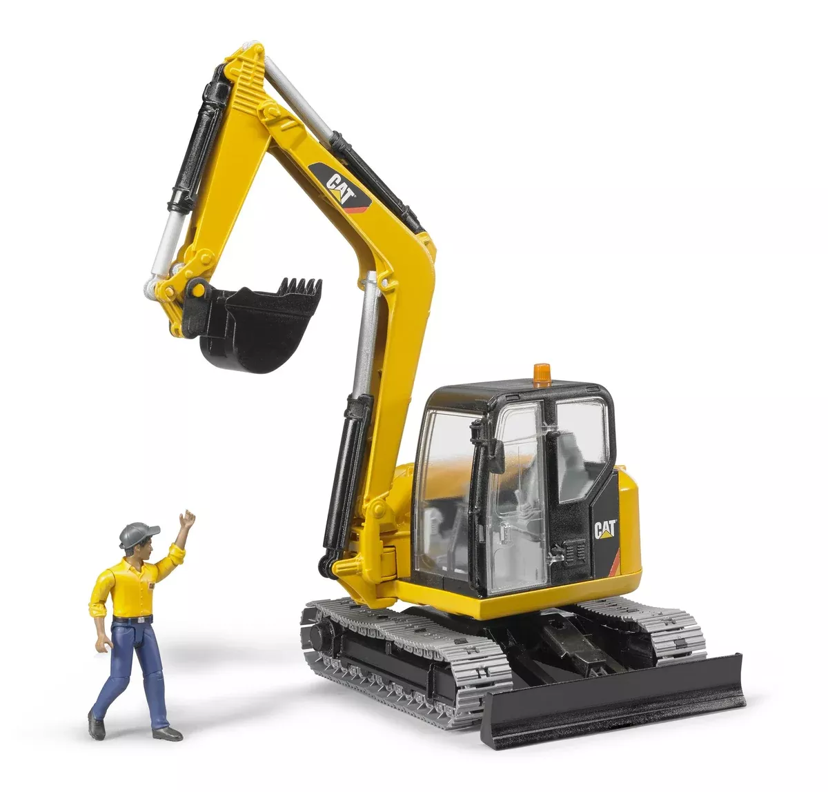 Bruder 02467 CAT Mini Excavator with Worker