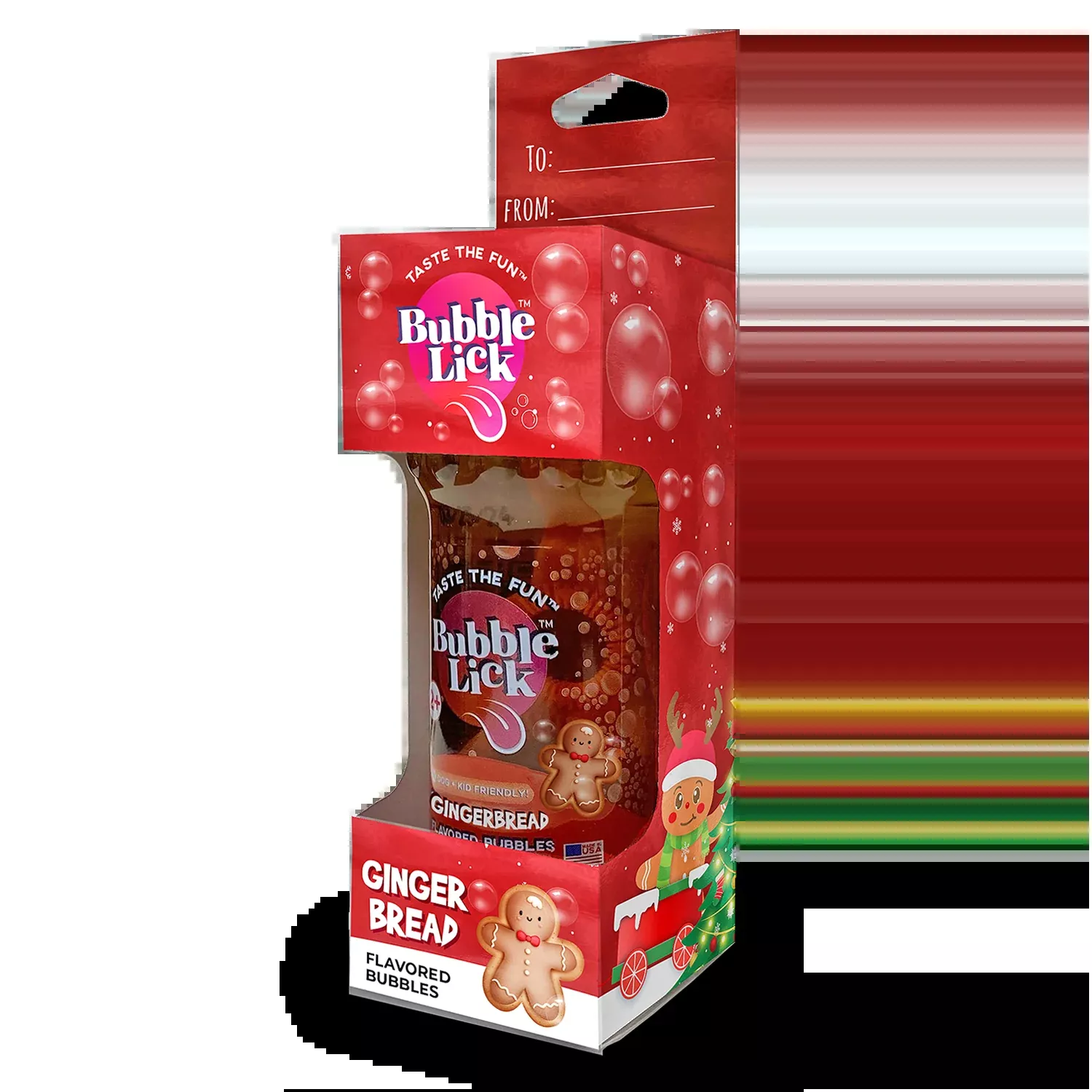 Bubblelick Gingerbread Flavored Bubbles