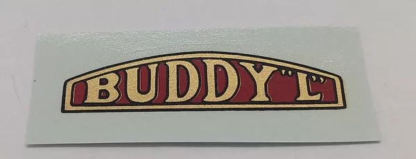 Buddy L radiator decal 1-1/2"