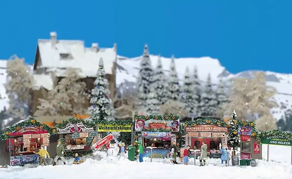 Busch 1059HO Christmas market kit