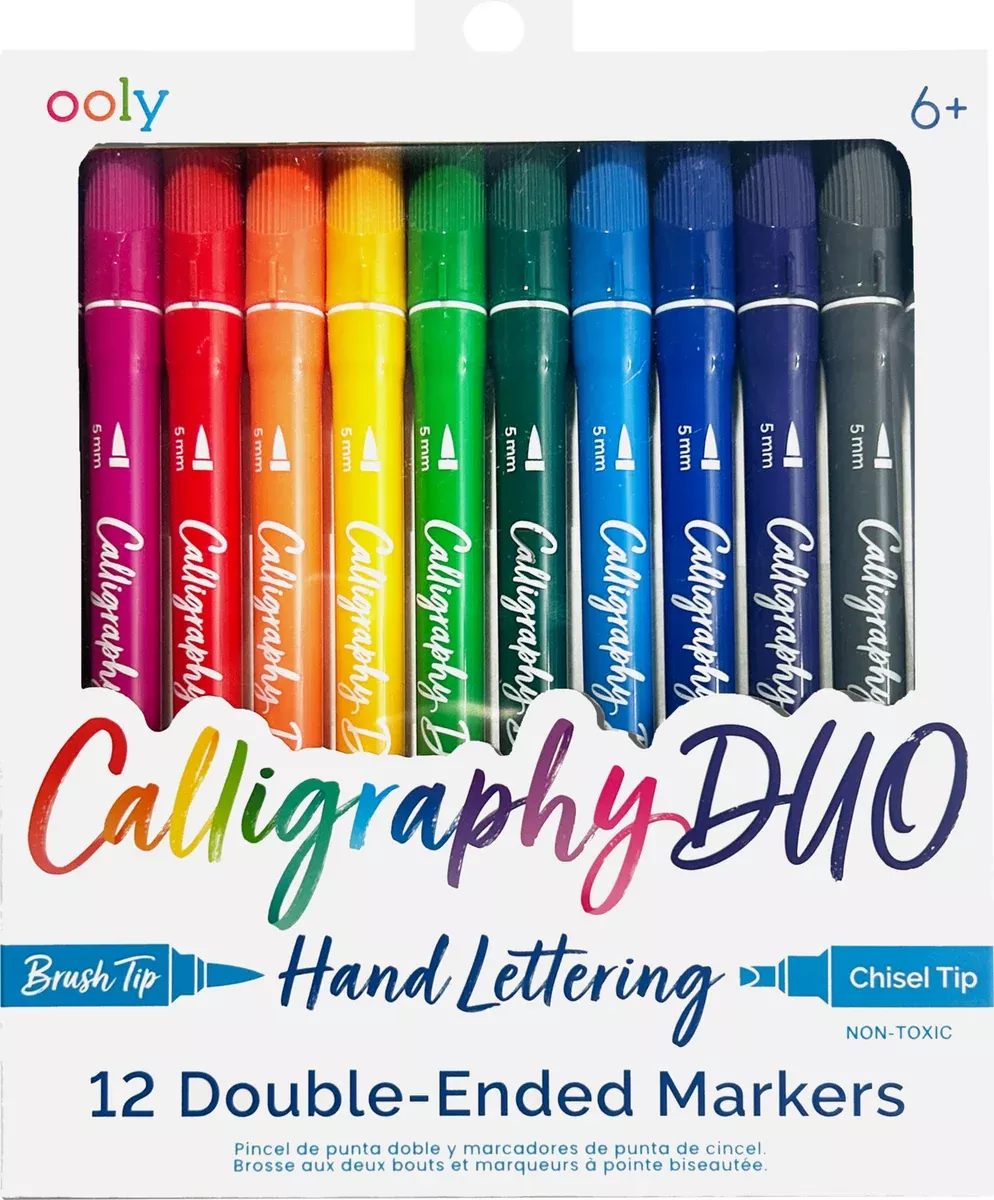 Calligraphy Duo: Double-Ended Markers