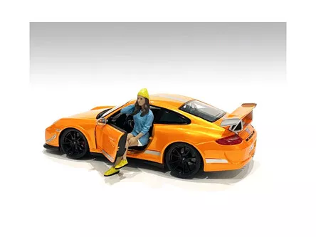 "Car Meet 1" Figurine III for 1/18 Scale Models by American Diorama