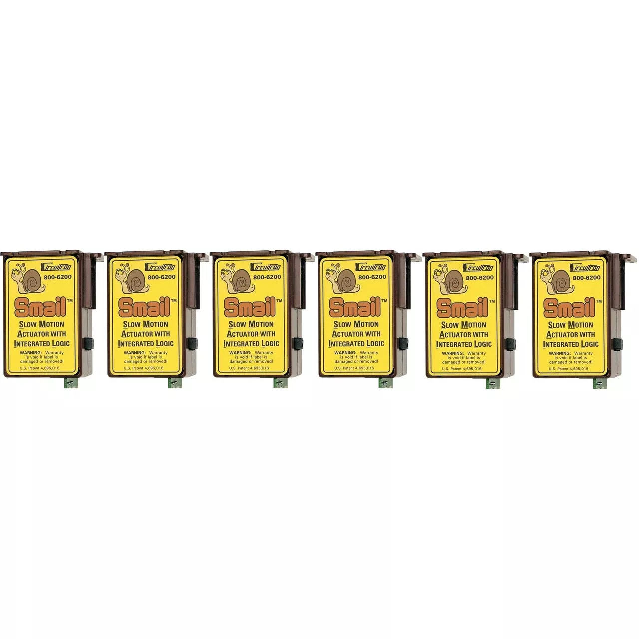 Circuitron 800-6206 "Smail" Slow Motion Actuator With Integrated Logic (DCC Decoder Equipped) 6-Pack
