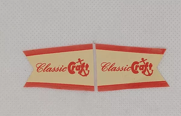 Classic craft boat flag 1-1/2"Orkin