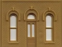 Design Preservation Models O 90101 Two Street or Dock Level Arched Entry Modular Wall System