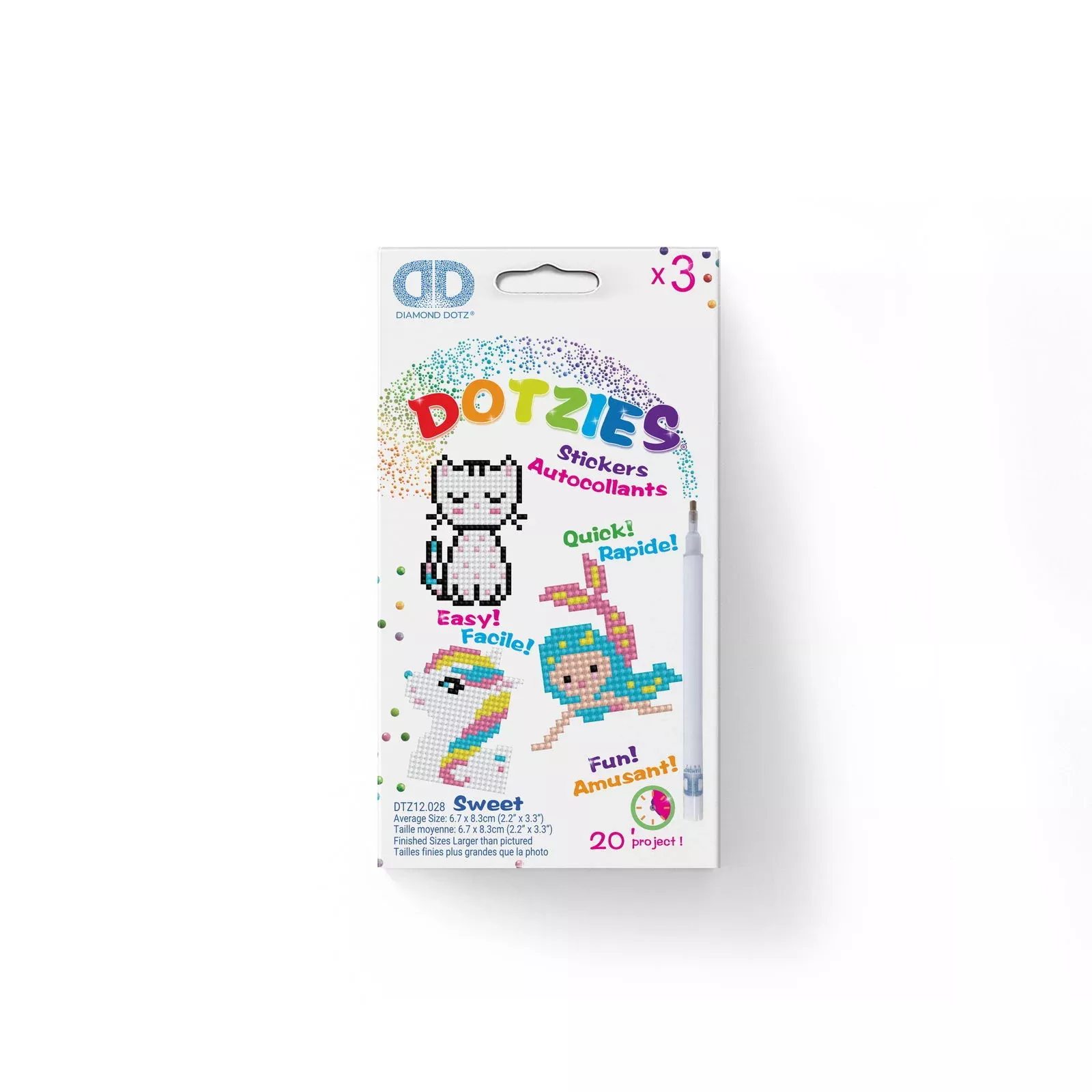 Diamond Dotz Dotzies Stickers - Sweet
