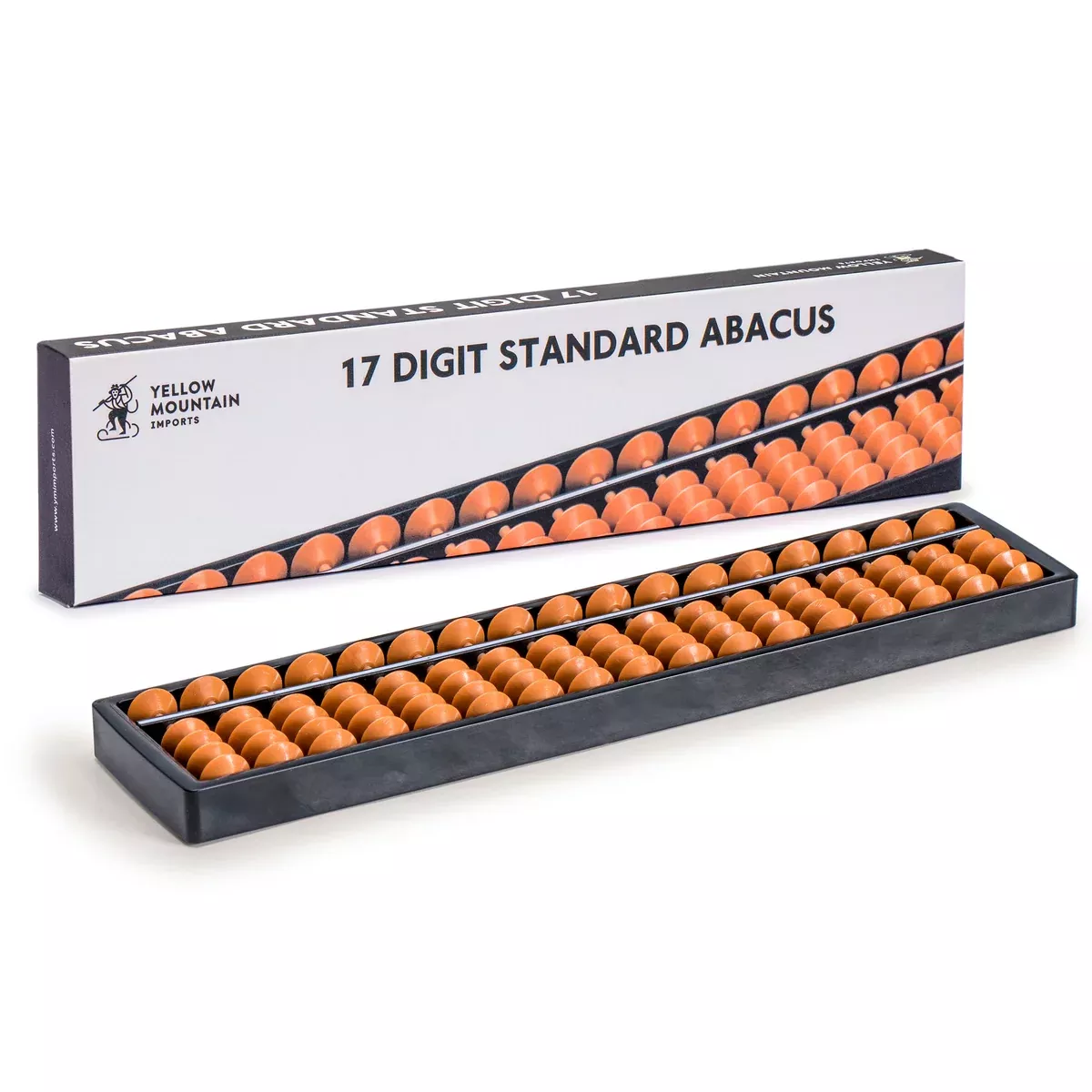 Digit Standard Abacus 10.5" - Professional 17 Column Soroban Calculator (Functional and Educational Learning Tool)
